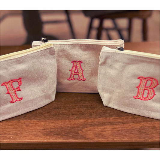 Neon Alphabet Mini Pouch